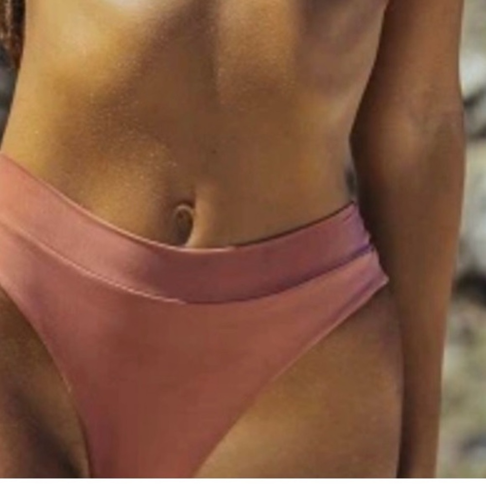 High-Waisted NAVY BLUE Bikini Bottom